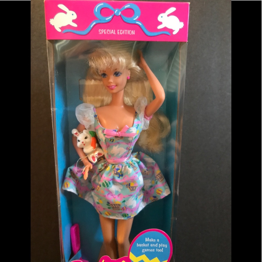 Vintage 1995 Easter Basket Special Edition Barbie, NRFB